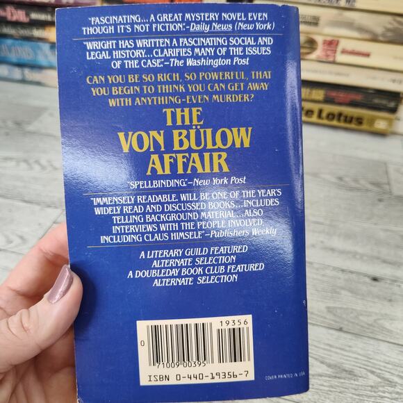 THE VON BULOW AFFAIR William Wright 1984 First‎ Dell Printing Paperback - Picture 6 of 13